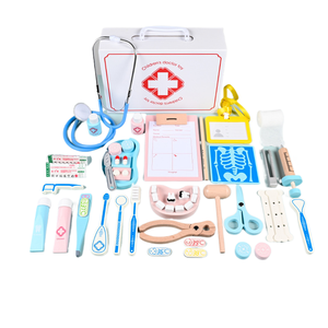 Buena calidad, simulación de educación temprana para niños Ouyi, juguetes médicos y dentales familiares, juego de rol de médico de inyección - Product Image 1