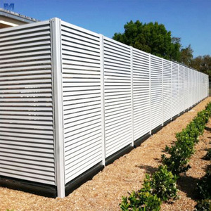 Nouveau style de décoration murale extérieure, stores verticaux, protection contre les intempéries, lames de fenêtre en métal, persiennes en aluminium - Product Image 5