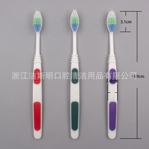 Brosse à dents manuelle pour adulte à double couleur de manche, poils souples en nylon, usage domestique JSM 10025 - Product Image 3