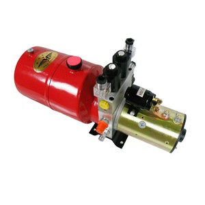 Motor de CC 12V 1.2kw 1200W Paquete de unidad de potencia hidráulica de 4 vías para nivelador de palanca de muelle nivelador Rv autocaravanas herramientas de caravana de <span class=keywords><strong>viaje</strong></span> - Product Image 2