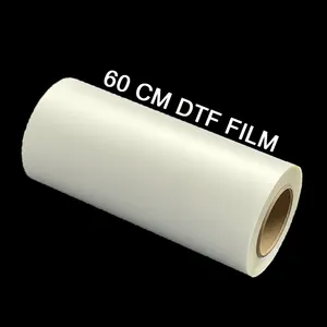 Rollo de película PET de papel DTF transparente de 30cm de tamaño personalizado Cowint para impresión de transferencia de calor de inyección de tinta digital