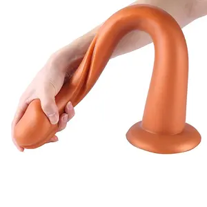 Vendita calda Super lungo morbido Silicone anale Plug In profondità anale espansore anale crisantemo sesso masturbazione anale per SM uomini donne