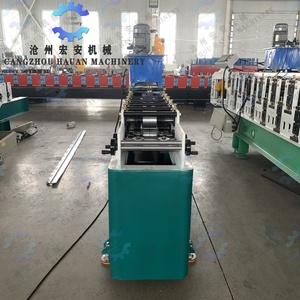 Máquina perfiladora de quillas ligeras Hauan para perfiles C, U, W, T, V, con engranajes metálicos, motor PLC, rodamientos, 37KW, 380V, fácil de operar, 3 años de garantía - Product Image 3