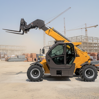 Schwerlast-4x4-Teleskoplader 2 Tonnen 3 Tonnen 5 Tonnen Teleskopstapler mit 7m 10m 6m Hubhöhenoptionen Mini-Teleskoplader zum Verkauf