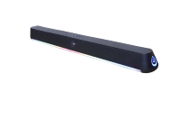 Barre de son 2.1 canaux RVB colorée en bois avec subwoofer, 5 haut-parleurs, basses profondes, son surround pour home cinéma, interface OEM/ODM, marque Etistar