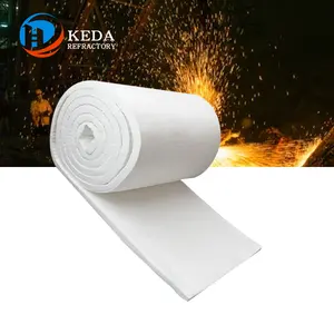 Keda Supplier Customizes Ceramic Fiber Felt Insulation And Fire-resistant Aluminum Silicate Fiber Felt