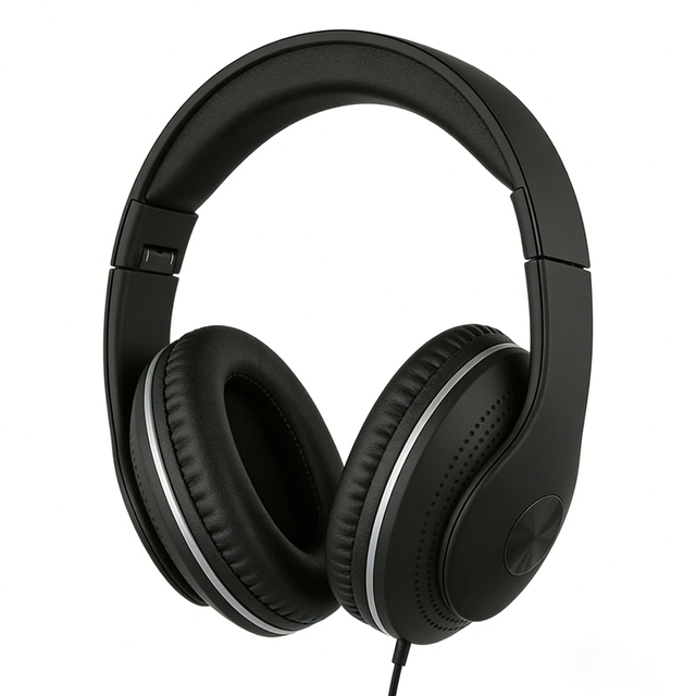 Wired Over-Ear Headphones with Mic - Stereo Gaming & Music Headset for PC/Laptop/Smartphone