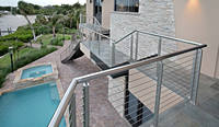 Système de garde-corps de balcon entièrement assemblé en aluminium Reilbu
