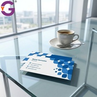Autocollant de carte de visite personnalisé, imperméable, résistant aux rayures, résistant aux UV, qualité professionnelle, double face, découpé à la forme pour l'identité de l'entreprise