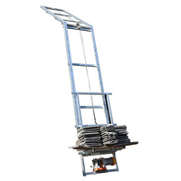 Ascenseur de chantier électrique automatique compact personnalisé avec montage rapide et sûr, élévateur à panneaux solaires
