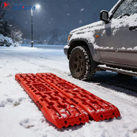 HM6007 Tapis de traction pour pneus neige, rampes de récupération tout-terrain, planches de traction 2 pièces pour Jeep