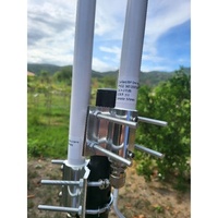 Antena omni de doble banda, 2,4G/5,8 GHz, extensor de señal wifi, rp sma macho, para UTN Rocket tp link comfast AP