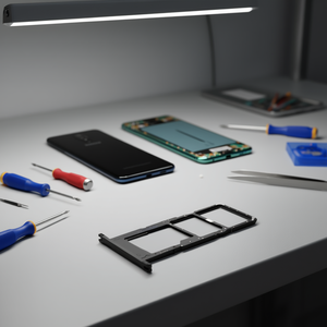 Bandeja para Tarjetas SIM y SD para Samsung Galaxy A14 4G A145F Negro - Product Image 3