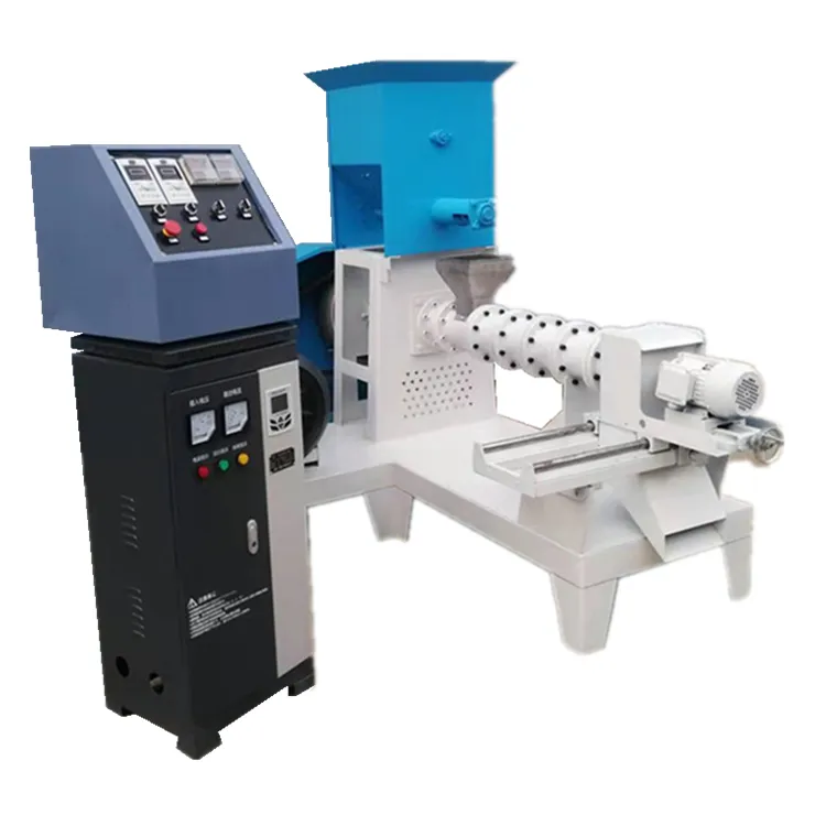 High efficiency pellet feed Making Extruding Machine/shrimp puffing feed machine price