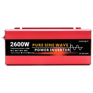 1000W 1600W 2200W 3000W 4500W 8000W Pure Sine Wave Inverter DC 12V 24V To AC 110V 220V Voltage Transformer Power Converter