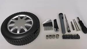 KAFUWELL H24536A Wholesale Promotional <strong>Best</strong> Hardware <strong>Set</strong> Tool Custom Kits Boxes <strong>Car</strong> Shape Hand Tool <strong>Set</strong> - Product Image 4