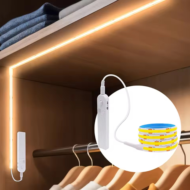5V COB LED Strip Light PIR Motion Sensor Battery Box Led Lights for Home Indoor LED Lighting Dimmable LED Strip Flex LED Strip