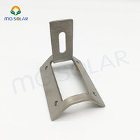 Pince de toit autoportante d'installation de Structure solaire, fixation trapézoïdale personnalisée, pince SUS304