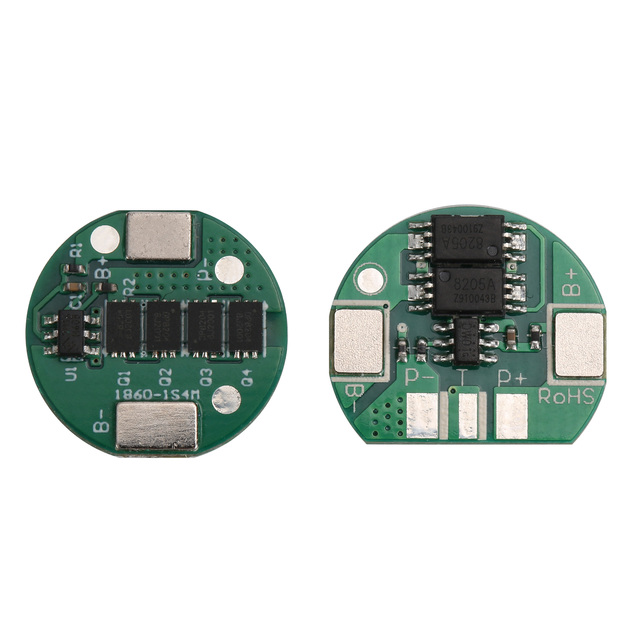 3.7V 1S 2.5A 18650 li-ion BMS PCM Battery Protection Board PCB with Overcharge and Over Discharge Protection