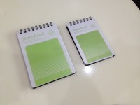 Carnet de poche compact A7 à spirale, bloc-notes portable personnalisé avec logo pour les voyages et l'usage quotidien