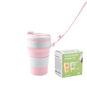 Tazas y Vasos Plegables de Silicona para Viaje, Libres de BPA, Tazas Plegables de Silicona para Camping, Vaso Plegable para Beber - Product Image 3