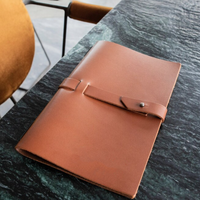 Protège-menu A4 en cuir PU tendance, porte-factures de luxe, couverture de livre de recettes, support de menu pour hôtels, restaurants et bars – Vente chaude
