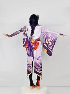 Disfraz de Cosplay de Genshin Impact, Disfraz de General del Trueno, Disfraz de Dios del Trueno, Conjunto Completo de Cosplay para Mujer - Product Image 4