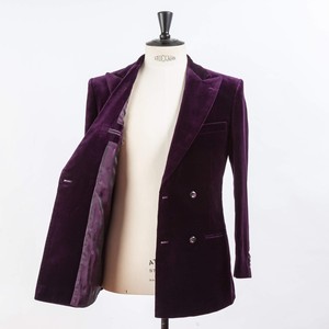 Costume en velours pour <span class=keywords><strong>homme</strong></span>, pantalon <span class=keywords><strong>de</strong></span> costume, design <span class=keywords><strong>de</strong></span> marié, smoking <span class=keywords><strong>de</strong></span> mariage, <span class=keywords><strong>veste</strong></span> <span class=keywords><strong>de</strong></span> smoking, 2 pièces, tenue <span class=keywords><strong>de</strong></span> marié, tenue <span class=keywords><strong>de</strong></span> bal, blazer - Product Image 2
