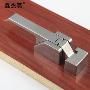 มือจับประตูสแตนเลส 304 แบบล็อคเดี่ยว ดีไซน์อุตสาหกรรม ติดตั้งง่าย - Product Image 1
