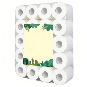 Papier <span class=keywords><strong>toilette</strong></span> jetable doux 3 plis en pâte de bois vierge, biodégradable, pour fabricants de produits de salle de bain - Vente en gros - Product Image 4