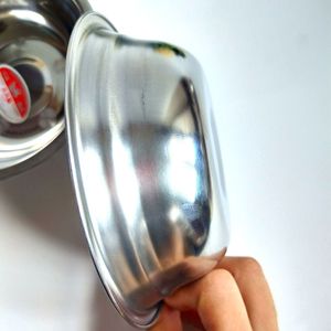 Tazón de metal de 1 yuan, tazón de acero 0114, tazón de arroz de acero, tazón pequeño de acero, tazón de hierro, tazón pequeño de acero, tazón de sopa, 1 yuan, 1 pieza - Product Image 5