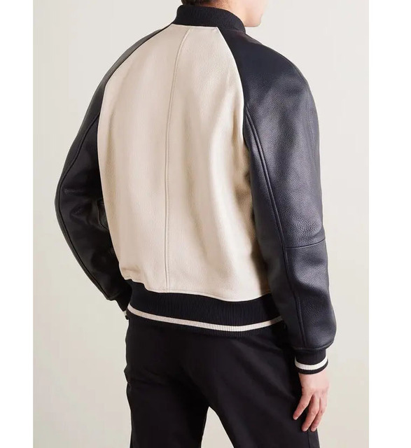 Custom Baseball Letterman Mens Streetwear Casual Corp Boxy Fit Leather Varsity Jacket