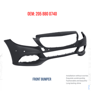 Phía trước bội thu cơ thể nhựa Kit cho Mercedes C Class <span class=keywords><strong>AMG</strong></span> W205 2013-2018 - Product Image 2
