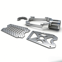 Support moteur en alliage d'aluminium de 25 mm avec plaque en fibre de carbone, support robuste CNC M3 pour drone agricole multi-axes FPV