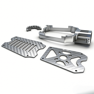 Soporte de Motor de Aleación de Aluminio de 25 mm con Placa de Fibra de Carbono CNC M3, Soporte Resistente para Dron Agrícola Multieje FPV - Product Image 5