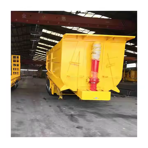 Semirremolque Profesional Estable de Acero con Plataforma Basculante en Forma de U, 80t, 3 Ejes, para Logística de Carga Pesada de Larga Distancia - Product Image 2