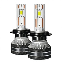 Ampoules LED K5C H7 30000LM 180W H7 Canbus 4300K LED H4 H11 HB3 9005 HB4 9006 K6C LED Double Tube en Cuivre Feux Antibrouillard 12V