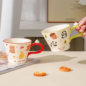 Lelyi eco-friendly porcellana ceramica tazza cartone animato animale Graffiti Design per ufficio ragazze <span class=keywords><strong>caffè</strong></span> acqua potabile tazze <span class=keywords><strong>nome</strong></span> del prodotto - Product Image 3