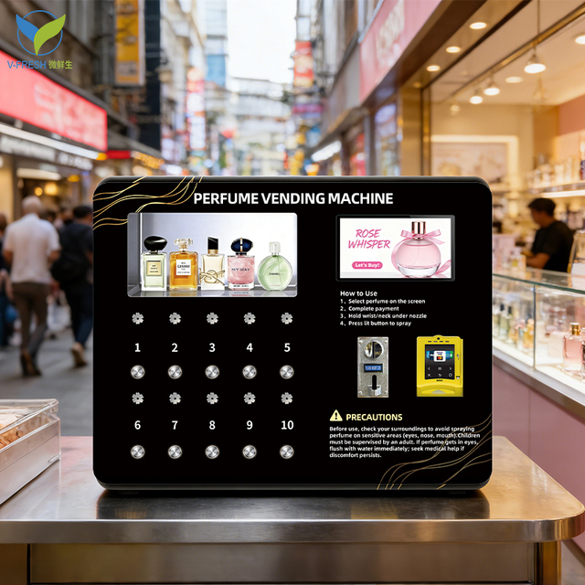 VFresh New in 2026 Unique Feature Combo Machine for Commercial Perfume Spray Vending Machine