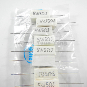 5W <span class=keywords><strong>5</strong></span> <span class=keywords><strong>Ohm</strong></span> <span class=keywords><strong>5</strong></span>% gốm xi măng wirewound điện trở - Product Image 4