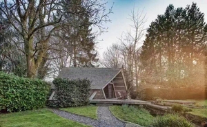 <span class=keywords><strong>Lodge</strong></span> de madera con Marco en A para <span class=keywords><strong>retiro</strong></span> rústico en <span class=keywords><strong>el</strong></span> lado del agua y curación transparente del bosque para uso doméstico - Product Image 2