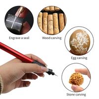 Stylo de gravure électrique miniature portable avec cordon d'alimentation 5V pour la gravure DIY sur plastique, bois, métal, verre, pierre, outils d'artisanat