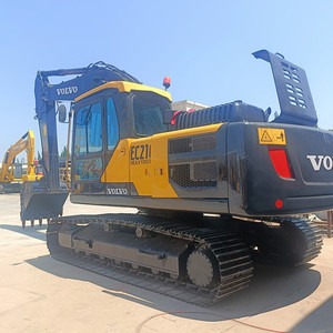 Excavadora Volvo EC210 de 21 toneladas con cazo de excavación de 1.05m³ de capacidad, excavadora de cadenas pesada Volvo EC210 usada. - Product Image 2