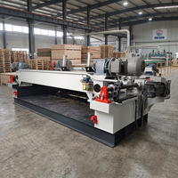 Mesin Pengupas Veneer Kayu Presisi Tinggi, Pengupas Inti Veneer untuk Produksi Kayu Lapis, Dikendalikan PLC, Daya 56kW