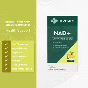 Bandes orales NAD personnalisées à absorption facile – Complément alimentaire stimulant l'énergie et la concentration – Film oral dissolvable NAD+ - Product Image 5