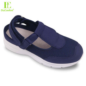 Chaussures de sécurité décontractées pour diabétiques hommes femmes sandales orthopédiques d'automne semelle intérieure en caoutchouc/EVA antidérapante réglable pour le travail - Product Image 2