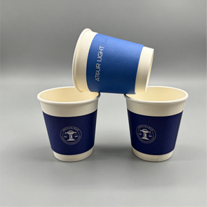 Gobelets en papier enduits de PE, étanches et anti-fuite, taille et logo personnalisés, pour boissons chaudes et froides, vente en gros, directement de l'usine - Product Image 4