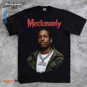Camiseta de Hombre Meckmanly, Múltiples Colores, Estampado Personalizado, 100% Algodón Tejido, 300g, Ecológica y Transpirable, Corte Holgado - Product Image 3