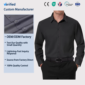 Camicia <span class=keywords><strong>da</strong></span> <span class=keywords><strong>uomo</strong></span> a maniche lunghe con bottoni bianchi Casual tailleur <span class=keywords><strong>da</strong></span> lavoro senza ferro con colletto antirughe più taglie primavera - Product Image 1