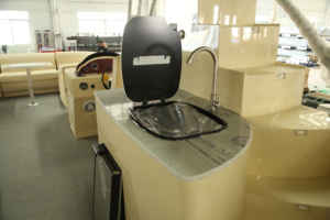 Kinlife-Bote de pontón de dos pisos para 16 personas, con tobogán de mesa de bar y sofá personalizado, certificado CE para entretenimiento en el agua - Product Image 6